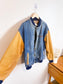 Vintage Denim Varsity Jacket (Size M/L)