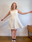 Banana Republic Tiered Mini Dress in White (Size L)