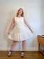 Banana Republic Tiered Mini Dress in White (Size L)
