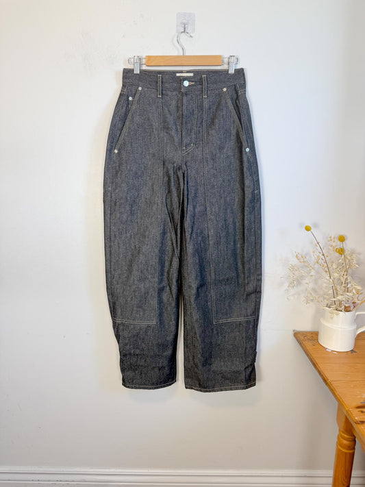Etica Sustainable Denim "Franklyn Utility Barrel in Granite" (Suze 26)