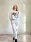 Lululemon High Rise Oversized Jogger Sweatpants in Off-White (Size 12)