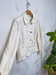 Laurel Designer White Linen Blazer (Size S)