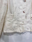 Laurel Designer White Linen Blazer (Size S)