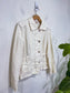 Laurel Designer White Linen Blazer (Size S)