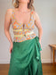 Free People "Kiana Lace Floral Printed Tank Top"  (Size L)