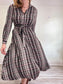 HATCH "The Alyssa Dress in Black/White/Pink Plaid" NWT (Size S/M)