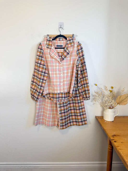 Onderbroeks Slow Fashion ONE OF A KIND Flannel Shirt SHIRT ONLY (Size S-L)