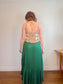 Free People "Kiana Lace Floral Printed Tank Top"  (Size L)