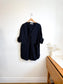 SEAFOLLY Cotton Gauze Beach Cover Up Dress in Black (Size L)