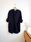 SEAFOLLY Cotton Gauze Beach Cover Up Dress in Black (Size L)