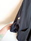 SEAFOLLY Cotton Gauze Beach Cover Up Dress in Black (Size L)