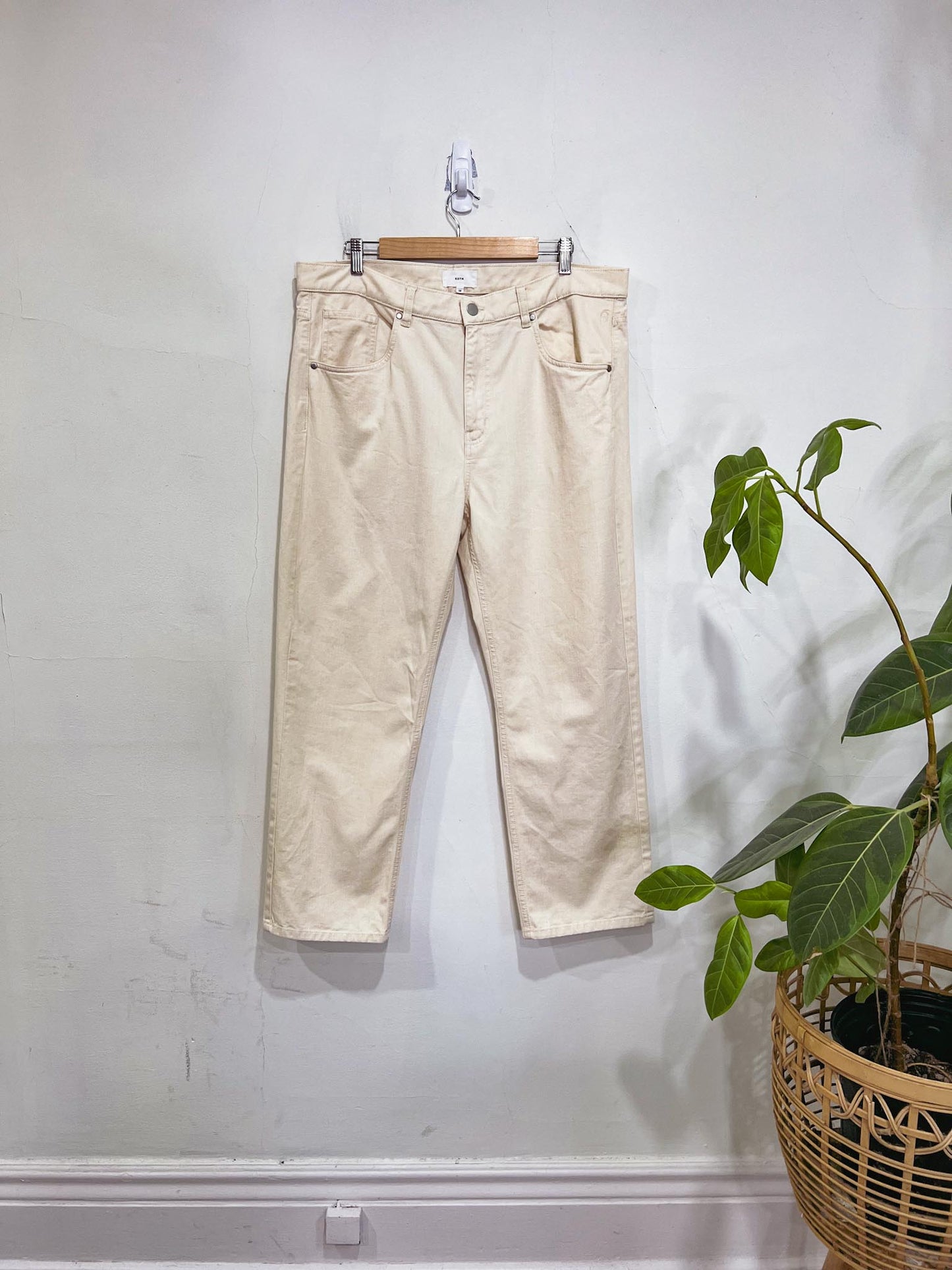 KOTN Slow Fashion Denim Jeans in Natural (Size 38)