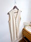 Vintage Neutral Textured Beach Cover Up (Size M)