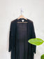 Club Monaco Black Long Lightweight Cardigan (Size XS - M)