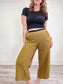 PENN & INK N.Y. Loungewear Cotton Pants in Mustard (Size S/M)