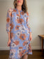 Wilfred "Molly Midi Dress in Blue / Pink Soft Iris" (Size M/L)
