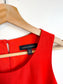 Banana Republic "Linen-Cotton Wide-Leg Cropped Jumpsuit in Red" (Size 14)