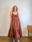 Tanya Taylor Designer "Josephina Dress in Brown" (Size L)