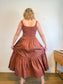Tanya Taylor Designer "Josephina Dress in Brown" (Size L)