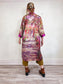 Vintage Abstract Print Duster / Robe (Size S/M)