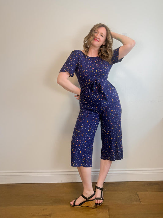 Princess Highway "Monica Jumpsuit in Confetti Print" SOLD AS IS (Size M)