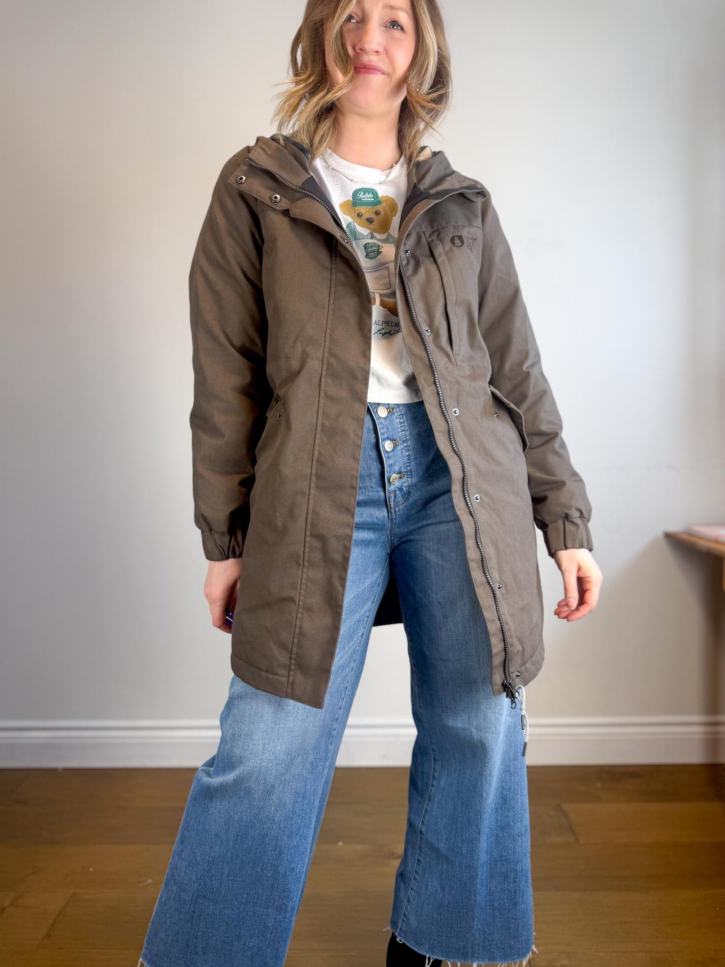 PICTURE Organic Clothing "Dyrby Parka in Brown" (Size M)