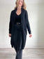 naif Montreal "UME Angora Wool cardigan in Black" (Size M)