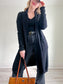 naif Montreal "UME Angora Wool cardigan in Black" (Size M)