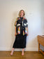 Vintage Abstract Print Blouse (Size XL)