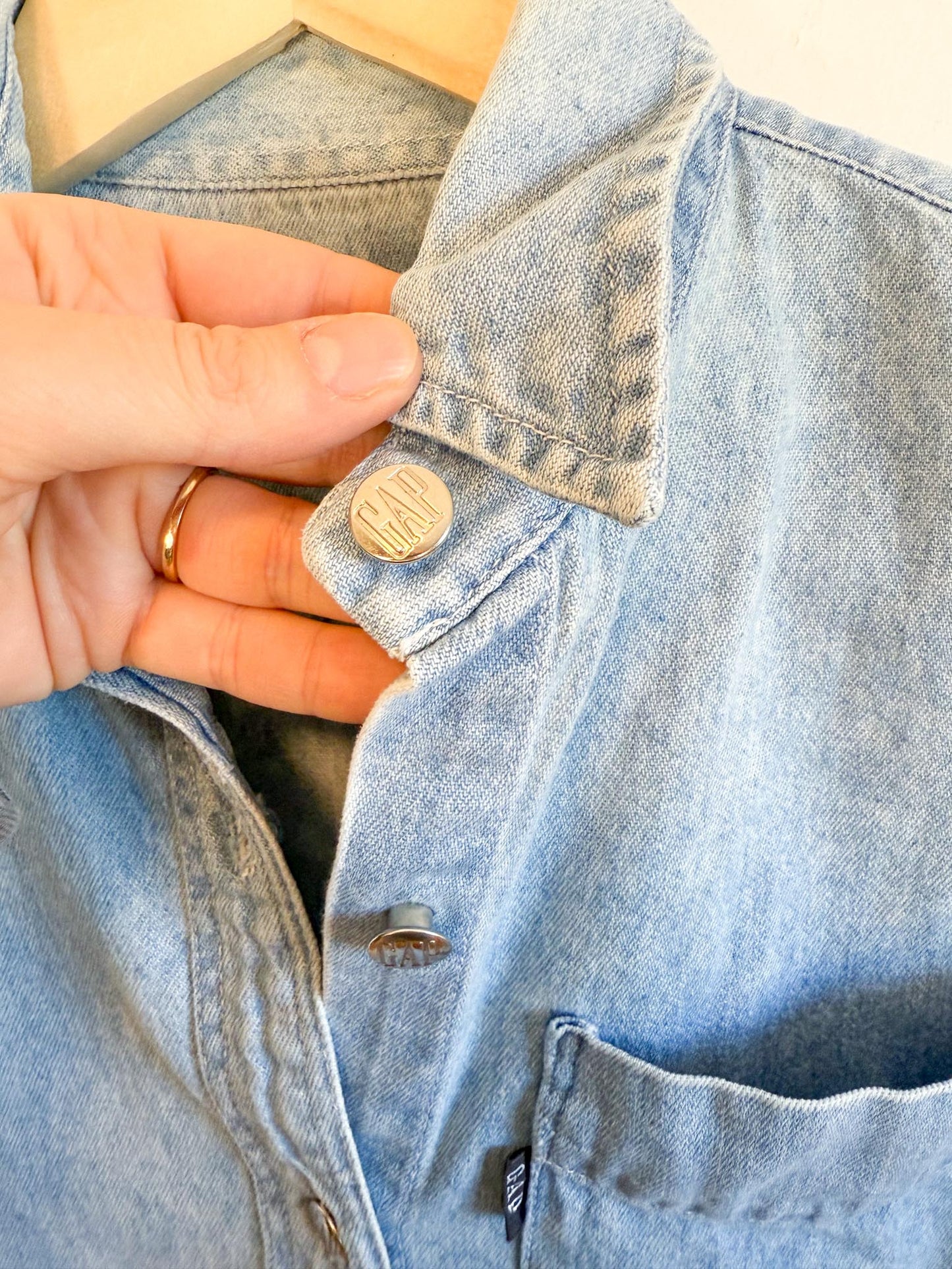 Vintage Gap Denim Sleeveless Top (Size M)