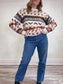 Vintage 80s Chunky Knit Sweater (Size L)