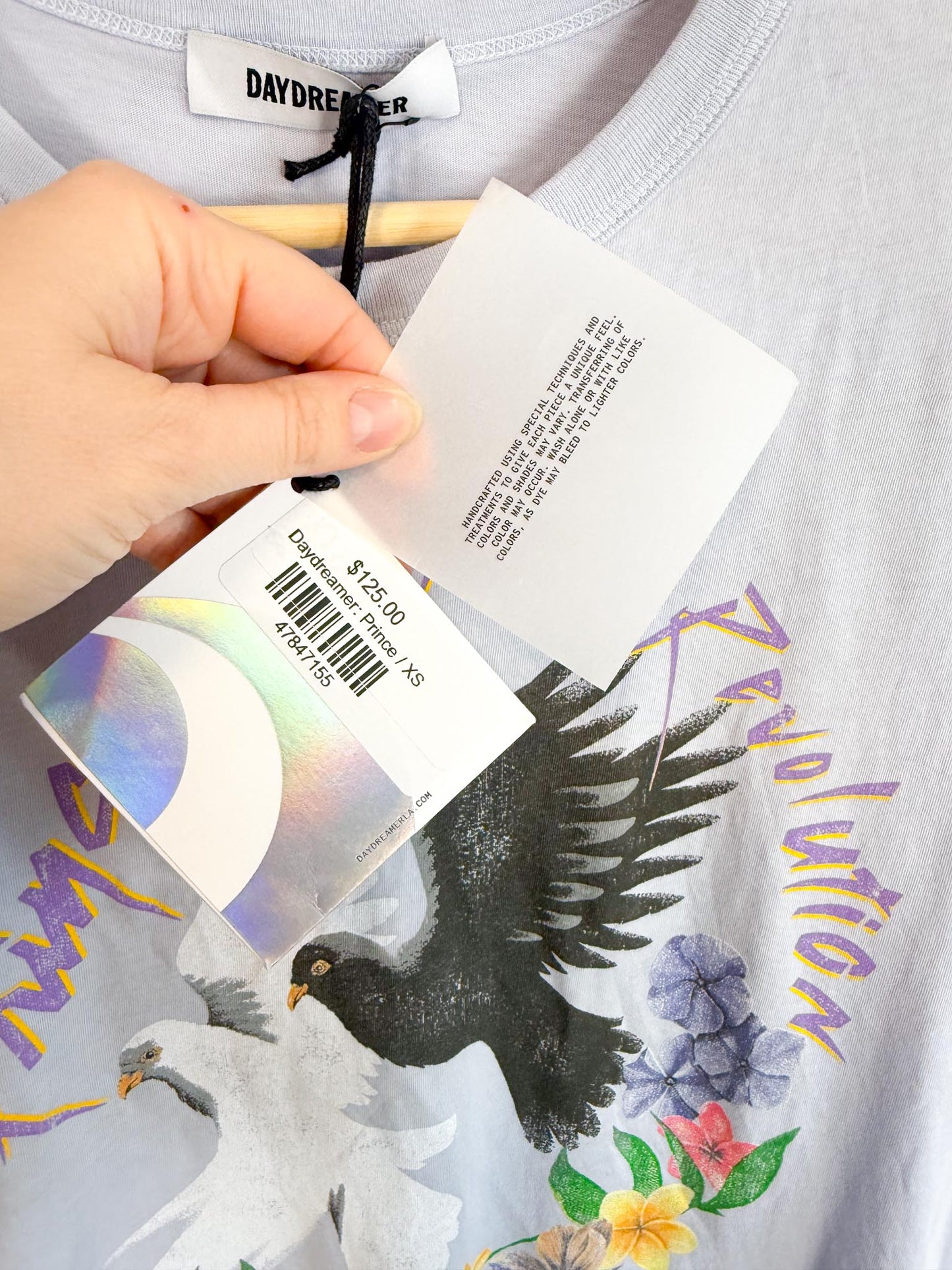 DAYDREAMER Prince Graphic T-Shirt NWT (Size XS/S)