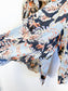 Free People Floral Blouse (Size L)