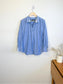 By Malene Birger Designer "Brigitta Blouse in Blue/White Stripe" (Size M)