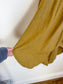 HOI BO Slow Fashion Linen Top in Mustard (Size M)