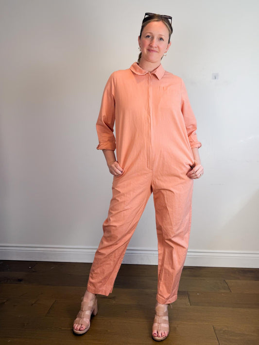 RED SKY Slow Fashion Boiler Suit in Pink (Size L)