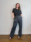 Babaton High Rise Trousers in Grey (Size 16)