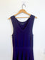 Ca Va De Soi Sustainable Knit "Margot Dress in Dark Plum"  (Size M/L)