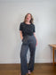 Babaton High Rise Trousers in Grey (Size 16)