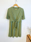 Lululemon Wrap Style T-Shirt Dress in Green (Size L)
