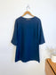 Linen & Life 3/4 Sleeve Linen Mini Dress In Navy SOLD AS IS (SIze M/L)