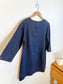 Linen & Life 3/4 Sleeve Linen Mini Dress In Navy SOLD AS IS (SIze M/L)