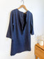 Linen & Life 3/4 Sleeve Linen Mini Dress In Navy SOLD AS IS (SIze M/L)