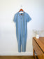 HATCH "The Noelle Jumpsuit in Robin Blue" (Size S)