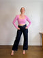 Abercrombie & Fitch "The Loose High Rise Jeans in Dark Wash" NWT (Size 31)