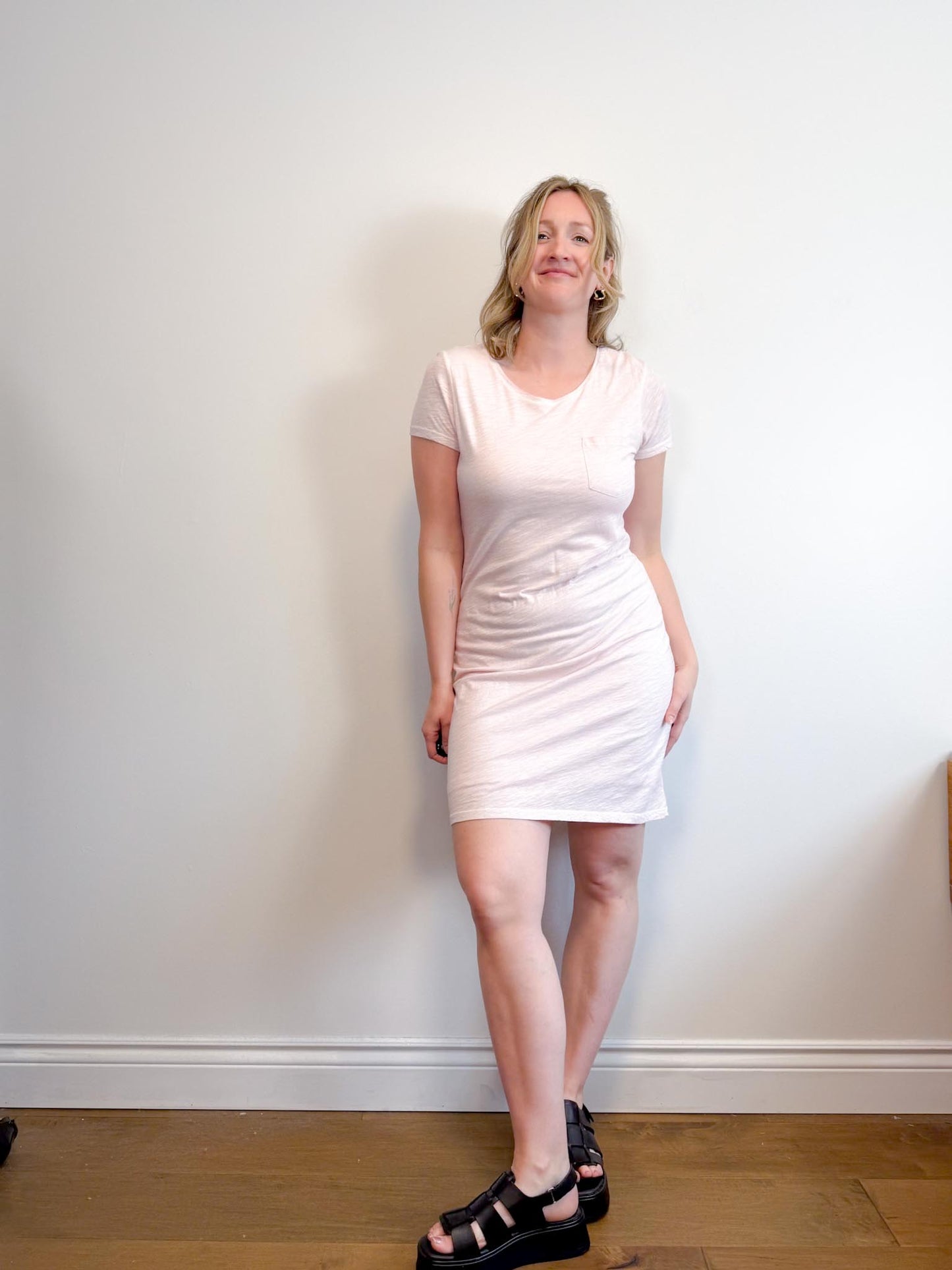 Gardel by Moore "Geraldine Dress in Muse Pink" NWT (Size XS/S)