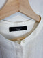 Weekend MaxMara Sleeveless Embroidered Linen Top in White (Size L)
