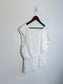 REISS Satin Top in White NWT (Size 8)
