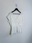 REISS Satin Top in White NWT (Size 8)