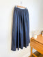 Full Maxi Skirt in Navy (Size L)